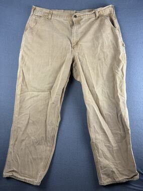 Carhartt Men Carpenter Work Pants Duck Brown B11-BRN 42 x 30